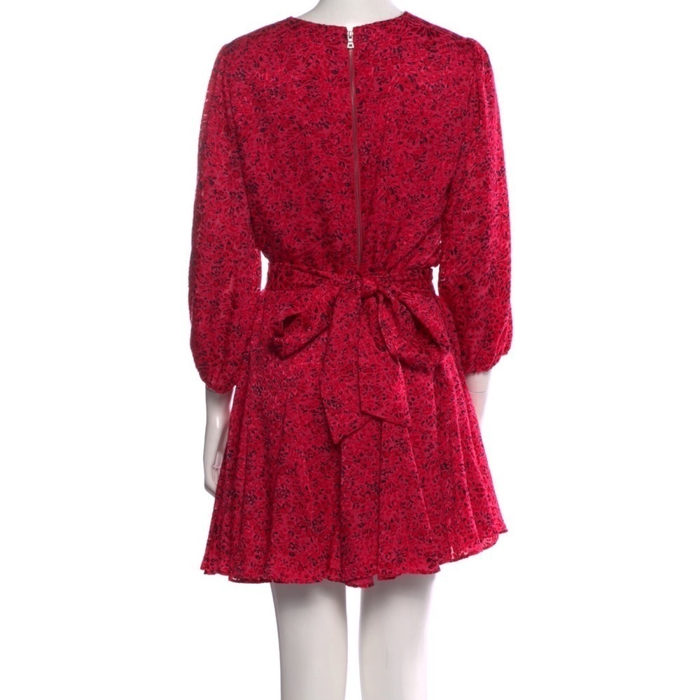 Alice + Olivia Women’s Floral Print Mini Dress Ruffle Flowy Size 2 - Picture 6 of 6